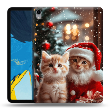 Силиконовый чехол на IPad Pro 11 с принтом Новый год