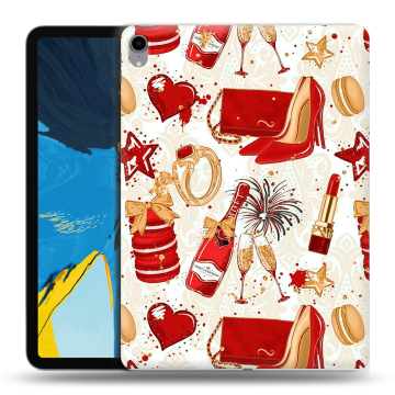 Силиконовый чехол на IPad Pro 11 с принтом Новый год