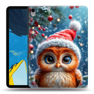 Силиконовый чехол на IPad Pro 11 с принтом Новый год