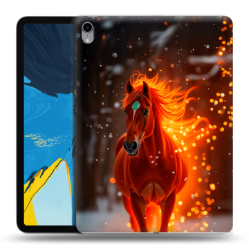 Силиконовый чехол на IPad Pro 11 с принтом Новый год