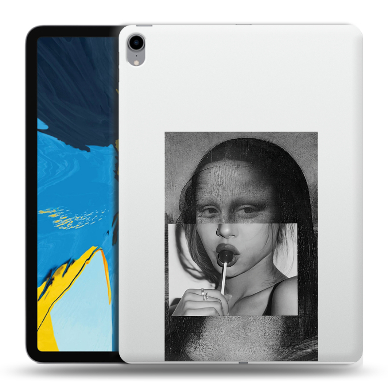 Силиконовый чехол на IPad Pro 11 с принтом Мона Лиза Силиконовый чехол на IPad Pro 11 с принтом Мона Лиза