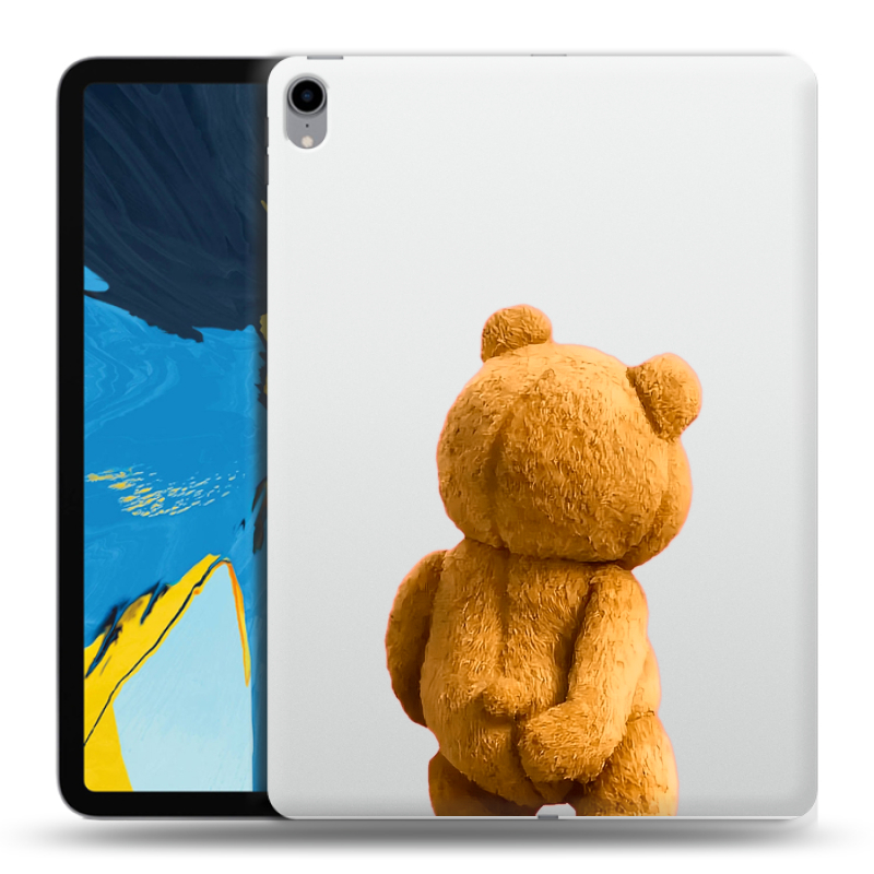 Силиконовый чехол на IPad Pro 11 с принтом Медведь Силиконовый чехол на IPad Pro 11 с принтом Медведь
