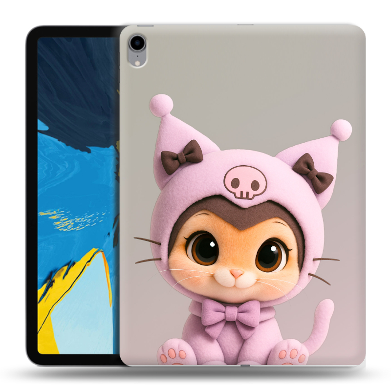 Силиконовый чехол на IPad Pro 11 с принтом Куроми Kuromi Силиконовый чехол на IPad Pro 11 с принтом Куроми Kuromi