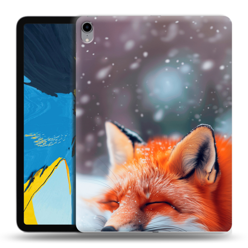 Силиконовый чехол на IPad Pro 11 с принтом лиса Силиконовый чехол на IPad Pro 11 с принтом лиса