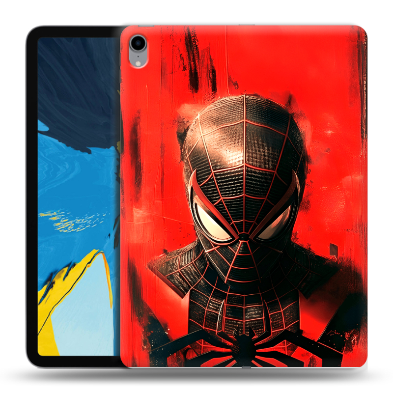 Силиконовый чехол на IPad Pro 11 с принтом человек паук spiderman Силиконовый чехол на IPad Pro 11 с принтом человек паук spiderman