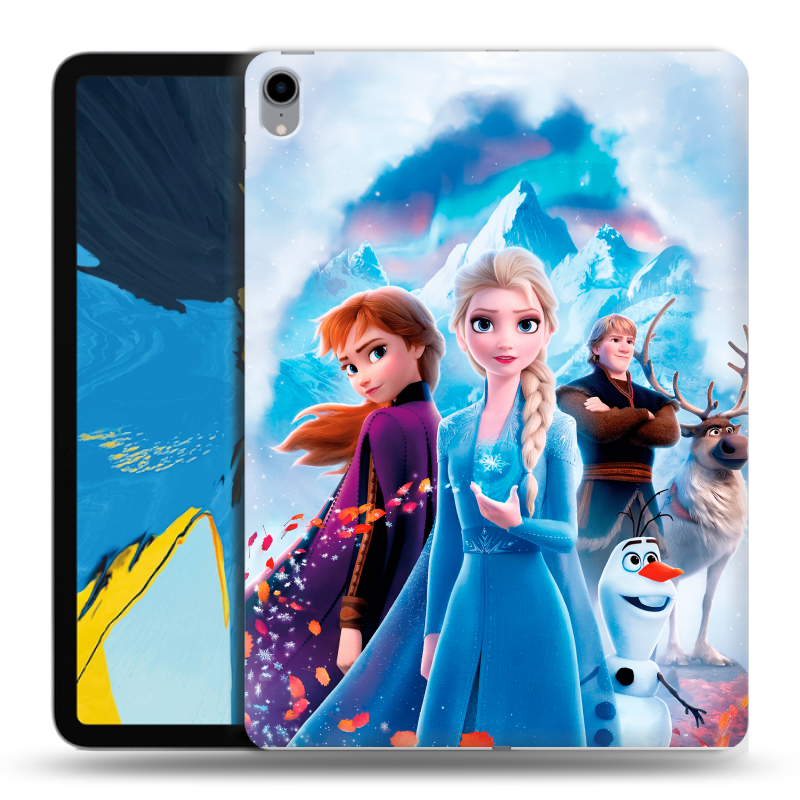 Силиконовый чехол на IPad Pro 11 с принтом Холодное сердце Frozen Силиконовый чехол на IPad Pro 11 с принтом Холодное сердце Frozen