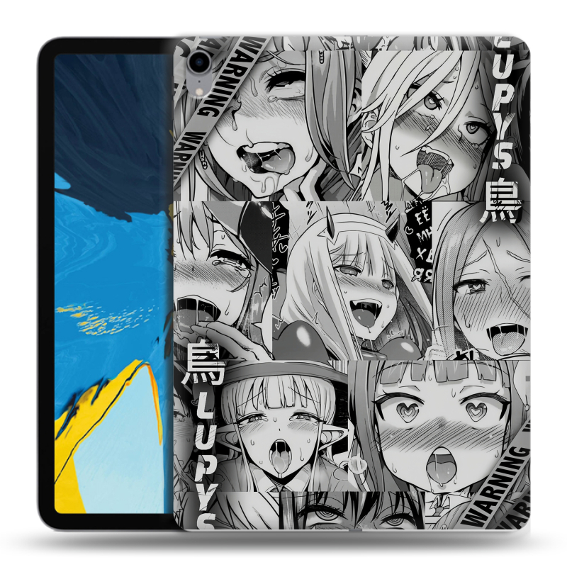 Силиконовый чехол на IPad Pro 11 с принтом Ahegao Ахегао Аниме Силиконовый чехол на IPad Pro 11 с принтом Ahegao Ахегао Аниме