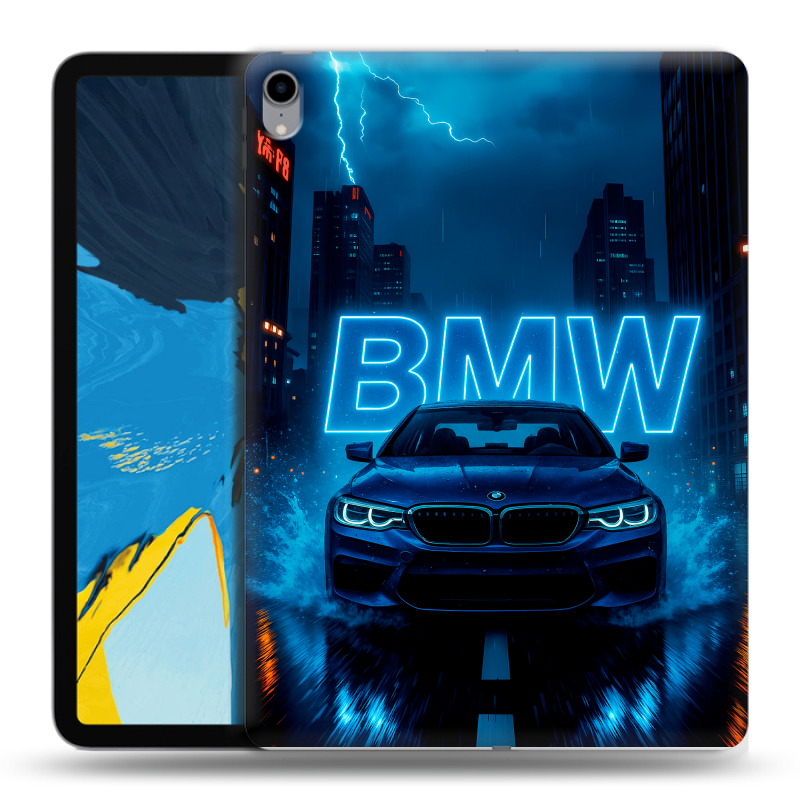 Силиконовый чехол на IPad Pro 11 с принтом BMW БМВ Силиконовый чехол на IPad Pro 11 с принтом BMW БМВ