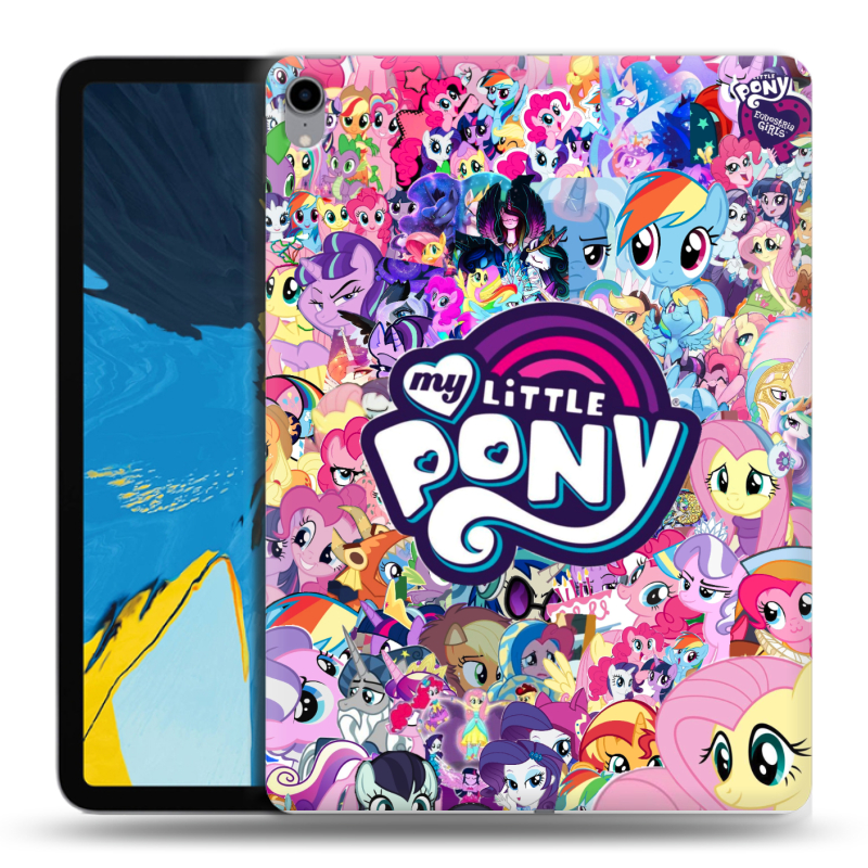 Силиконовый чехол на IPad Pro 11 с принтом My little pony Дружба чудо Силиконовый чехол на IPad Pro 11 с принтом My little pony Дружба чудо