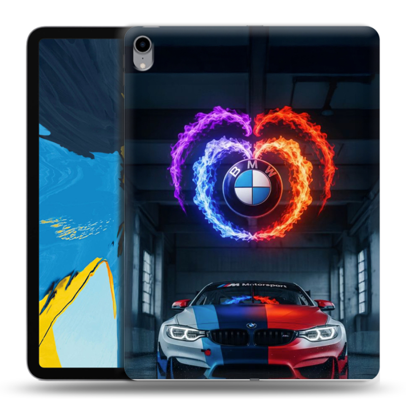 Силиконовый чехол на IPad Pro 11 с принтом BMW БМВ Силиконовый чехол на IPad Pro 11 с принтом BMW БМВ