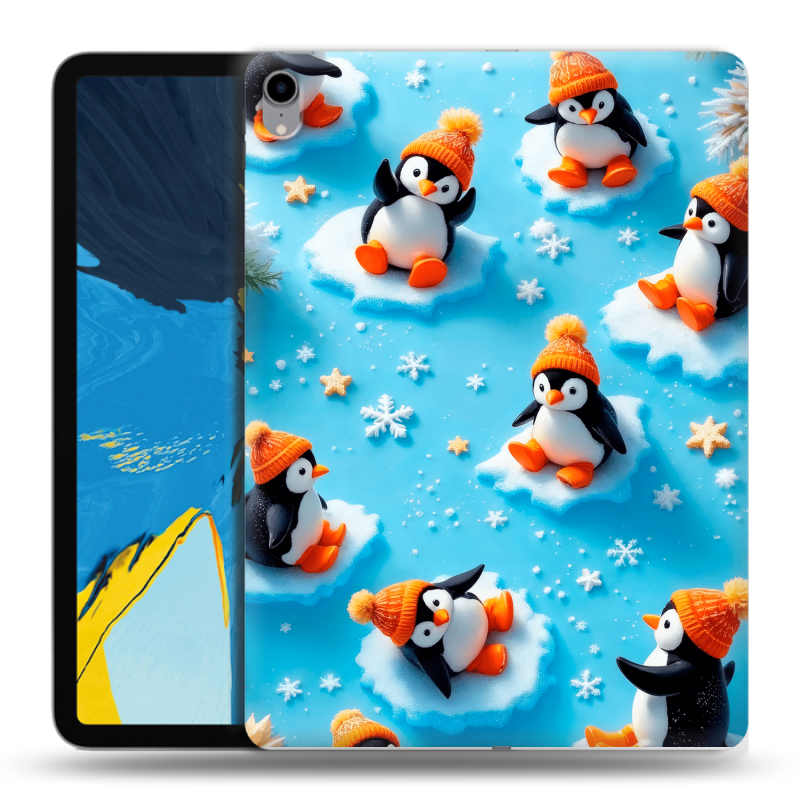 Силиконовый чехол на IPad Pro 11 с принтом Новый год Силиконовый чехол на IPad Pro 11 с принтом Новый год
