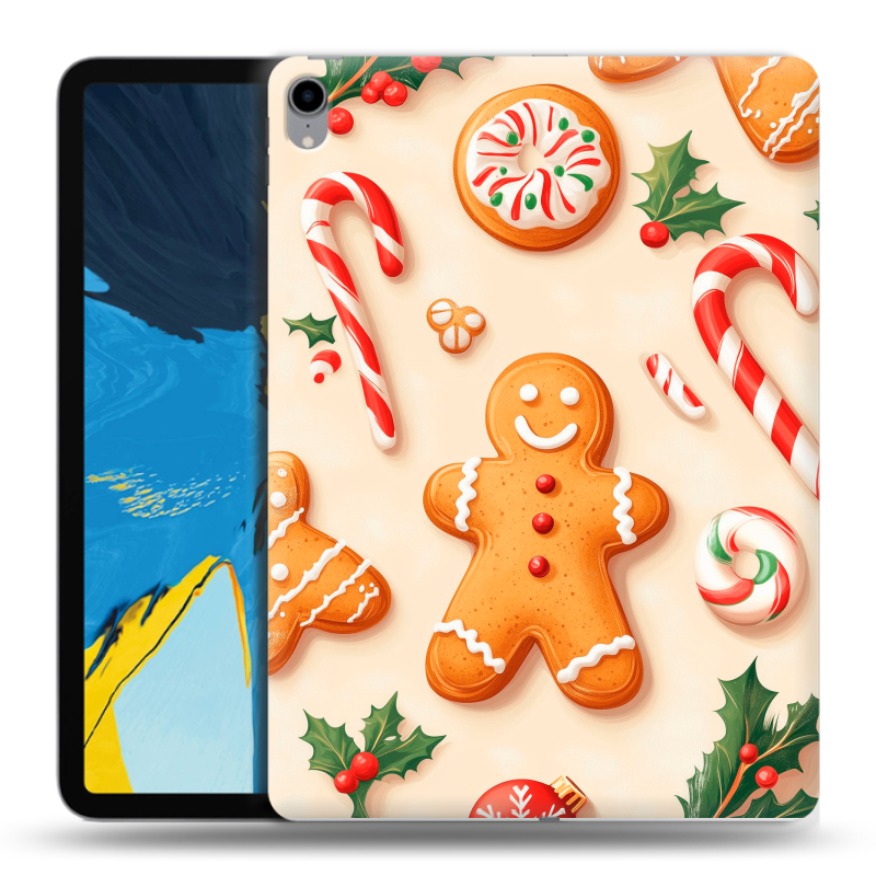 Силиконовый чехол на IPad Pro 11 с принтом Новый год Силиконовый чехол на IPad Pro 11 с принтом Новый год