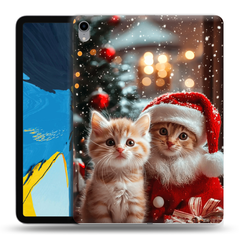 Силиконовый чехол на IPad Pro 11 с принтом Новый год Силиконовый чехол на IPad Pro 11 с принтом Новый год