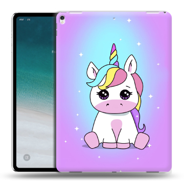 Силиконовый чехол на планшета IPad Pro 12.9 (2018) с принтом Единорог