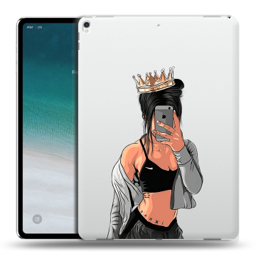 Силиконовый чехол на планшета IPad Pro 12.9 (2018) с принтом Женские принты
