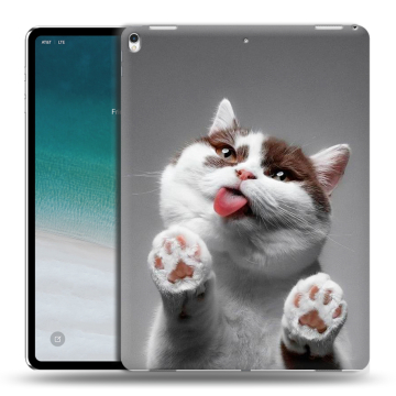 Силиконовый чехол на планшета IPad Pro 12.9 (2018) с принтом Коты