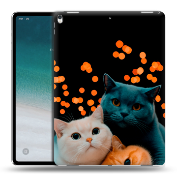 Силиконовый чехол на планшета IPad Pro 12.9 (2018) с принтом Кошки