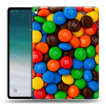 Силиконовый чехол на планшета IPad Pro 12.9 (2018) с принтом Конфеты