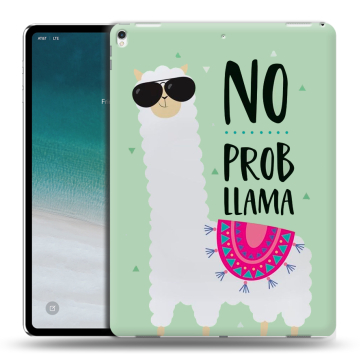Силиконовый чехол на планшета IPad Pro 12.9 (2018) с принтом Лама