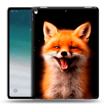 Силиконовый чехол на планшета IPad Pro 12.9 (2018) с принтом Лиса Силиконовый чехол на планшета IPad Pro 12.9 (2018) с принтом Лиса