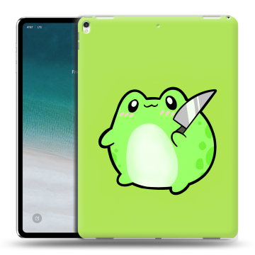 Силиконовый чехол на планшета IPad Pro 12.9 (2018) с принтом Лягушенок Силиконовый чехол на планшета IPad Pro 12.9 (2018) с принтом Лягушенок