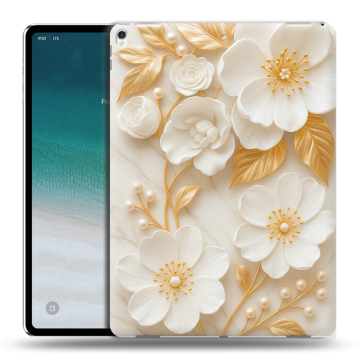 Силиконовый чехол на планшета IPad Pro 12.9 (2018) с принтом Цветы Силиконовый чехол на планшета IPad Pro 12.9 (2018) с принтом Цветы
