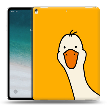 Силиконовый чехол на планшета IPad Pro 12.9 (2018) с принтом Утка Силиконовый чехол на планшета IPad Pro 12.9 (2018) с принтом Утка