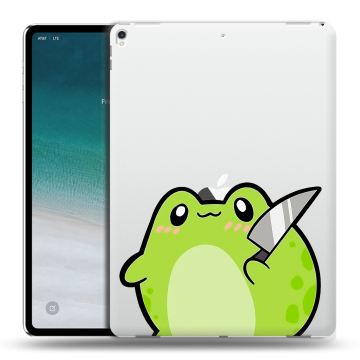 Силиконовый чехол на планшета IPad Pro 12.9 (2018) с принтом Лягушенок Силиконовый чехол на планшета IPad Pro 12.9 (2018) с принтом Лягушенок