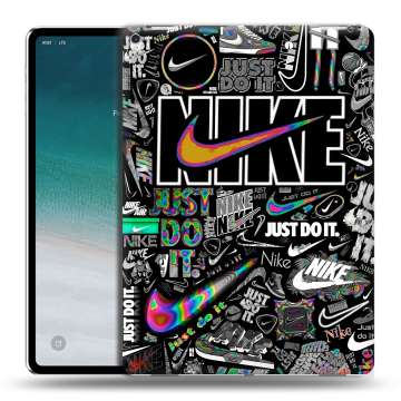 Силиконовый чехол на планшета IPad Pro 12.9 (2018) с принтом Найк Силиконовый чехол на планшета IPad Pro 12.9 (2018) с принтом Найк