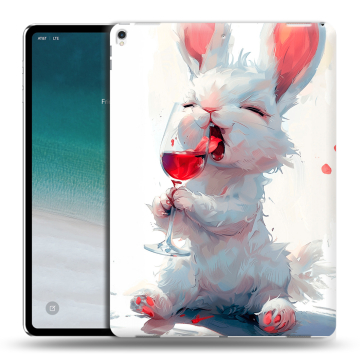 Силиконовый чехол на IPad Pro 12.9 (2018) с принтом кролик зайчик Силиконовый чехол на IPad Pro 12.9 (2018) с принтом кролик зайчик