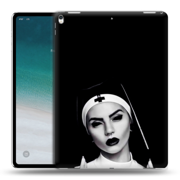 Силиконовый чехол на IPad Pro 12.9 (2018) с принтом монашка Силиконовый чехол на IPad Pro 12.9 (2018) с принтом монашка