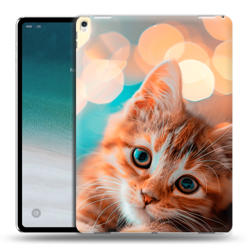 Силиконовый чехол на IPad Pro 12.9 (2018) с принтом котик Силиконовый чехол на IPad Pro 12.9 (2018) с принтом котик