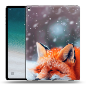 Силиконовый чехол на IPad Pro 12.9 (2018) с принтом лиса Силиконовый чехол на IPad Pro 12.9 (2018) с принтом лиса