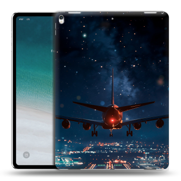 Силиконовый чехол на IPad Pro 12.9 (2018) с принтом самолет Силиконовый чехол на IPad Pro 12.9 (2018) с принтом самолет
