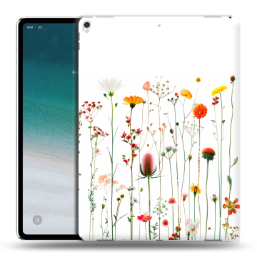 Силиконовый чехол на IPad Pro 12.9 (2018) с принтом цветы Силиконовый чехол на IPad Pro 12.9 (2018) с принтом цветы