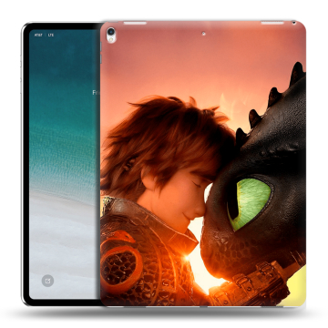 Силиконовый чехол на IPad Pro 12.9 (2018) с принтом Как приручить дракона Силиконовый чехол на IPad Pro 12.9 (2018) с принтом Как приручить дракона