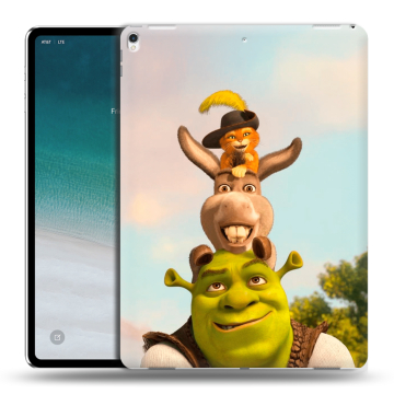 Силиконовый чехол на IPad Pro 12.9 (2018) с принтом Шрек Shrek
