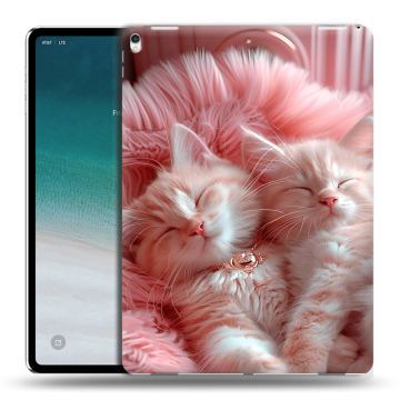 Силиконовый чехол на IPad Pro 12.9 (2018) с принтом котята котики Силиконовый чехол на IPad Pro 12.9 (2018) с принтом котята котики