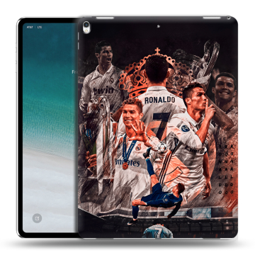 Силиконовый чехол на IPad Pro 12.9 (2018) с принтом Реал Роналдо Real Ronaldo Силиконовый чехол на IPad Pro 12.9 (2018) с принтом Реал Роналдо Real Ronaldo