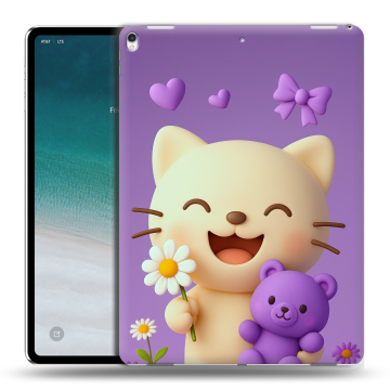 Силиконовый чехол на IPad Pro 12.9 (2018) с принтом для девочек Силиконовый чехол на IPad Pro 12.9 (2018) с принтом для девочек