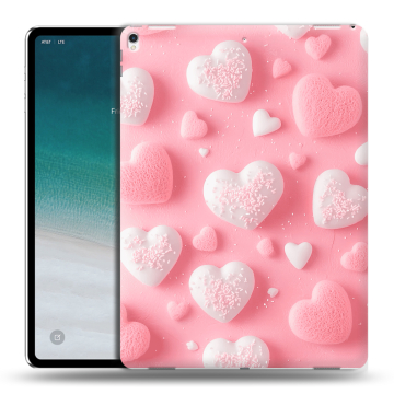 Силиконовый чехол на IPad Pro 12.9 (2018) с принтом Сердечки Силиконовый чехол на IPad Pro 12.9 (2018) с принтом Сердечки