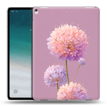 Силиконовый чехол на IPad Pro 12.9 (2018) с принтом Цветы