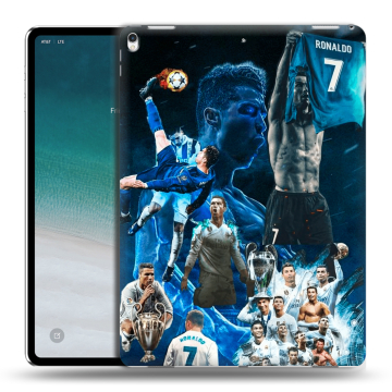 Силиконовый чехол на IPad Pro 12.9 (2018) с принтом Реал Роналдо Силиконовый чехол на IPad Pro 12.9 (2018) с принтом Реал Роналдо