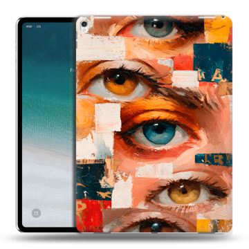 Силиконовый чехол на IPad Pro 12.9 (2018) с принтом Модный принт