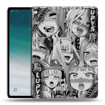 Силиконовый чехол на IPad Pro 12.9 (2018) с принтом Ahegao Ахегао Аниме