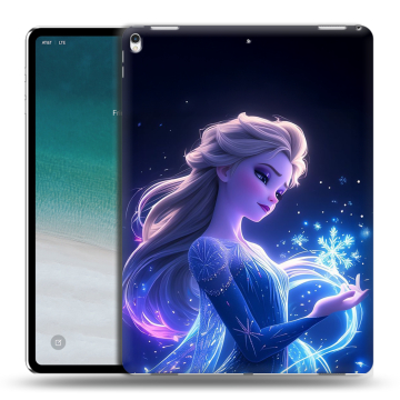 Силиконовый чехол на IPad Pro 12.9 (2018) с принтом Холодное сердце Frozen Силиконовый чехол на IPad Pro 12.9 (2018) с принтом Холодное сердце Frozen