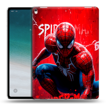 Силиконовый чехол на IPad Pro 12.9 (2018) с принтом Spiderman Человек паук Силиконовый чехол на IPad Pro 12.9 (2018) с принтом Spiderman Человек паук