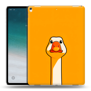 Силиконовый чехол на IPad Pro 12.9 (2018) с принтом Смешная утка