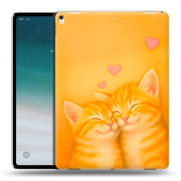 Силиконовый чехол на IPad Pro 12.9 (2018) с принтом Милые котята Силиконовый чехол на IPad Pro 12.9 (2018) с принтом Милые котята
