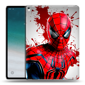 Силиконовый чехол на IPad Pro 12.9 (2018) с принтом Spiderman Человек паук Силиконовый чехол на IPad Pro 12.9 (2018) с принтом Spiderman Человек паук